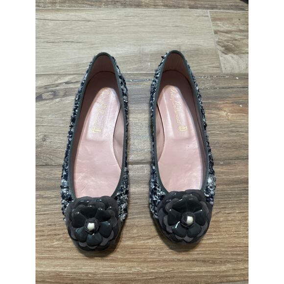 Pretty Ballerinas Tweed Floral Flats 36.5 - Picture 2 of 8